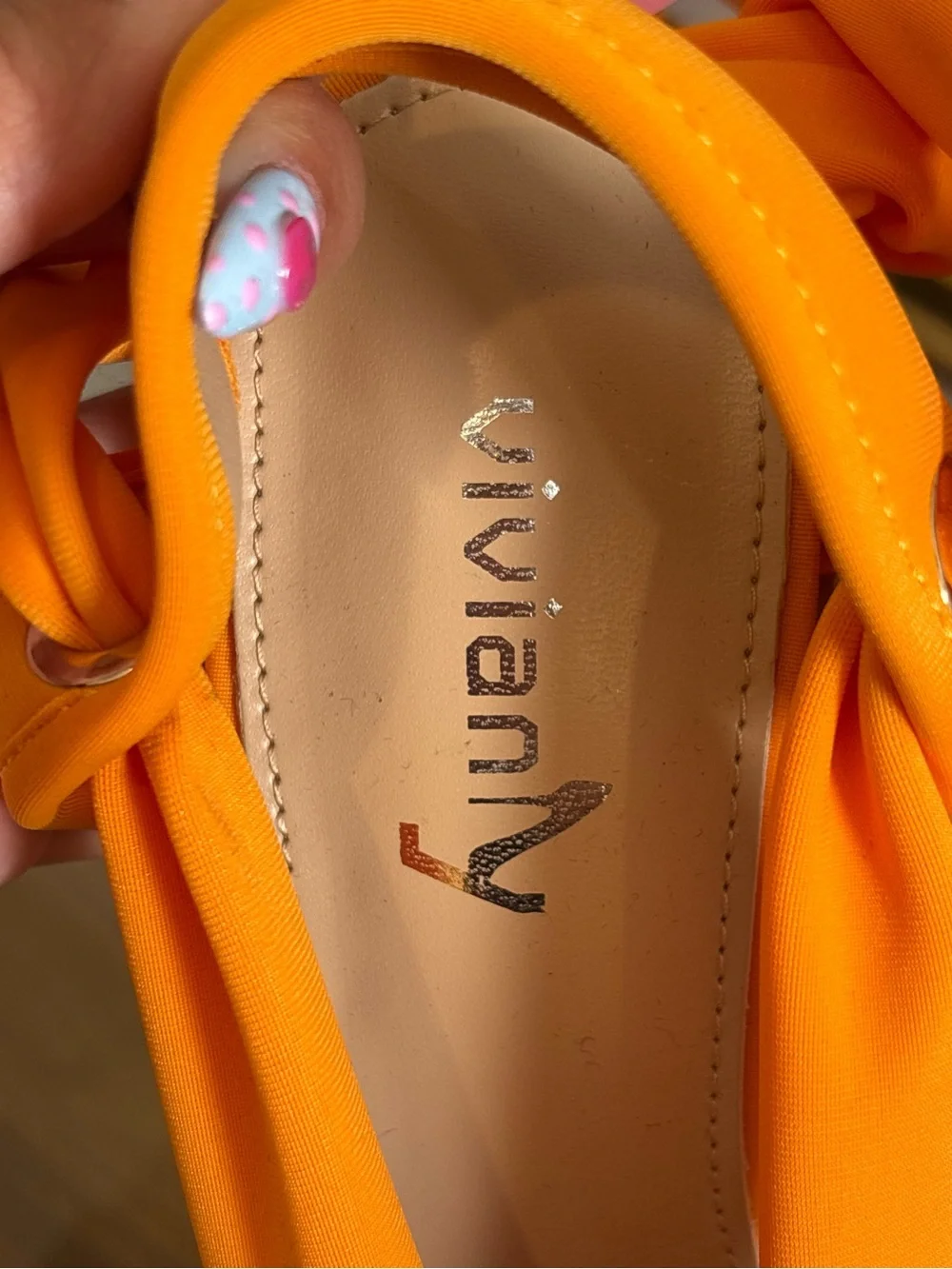 Vivianly Lace Up Platform Heeled Sandals